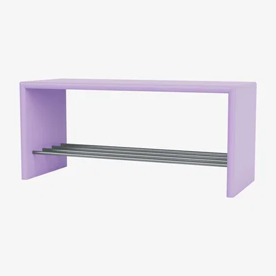 Made in Design Montsk Bench wood purple / Shoes Storage - L 100 cm - MONTANA