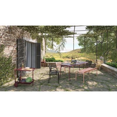 Made in Design Week-End Bench - / Aluminium - L 158 cm by Petite Friture Black