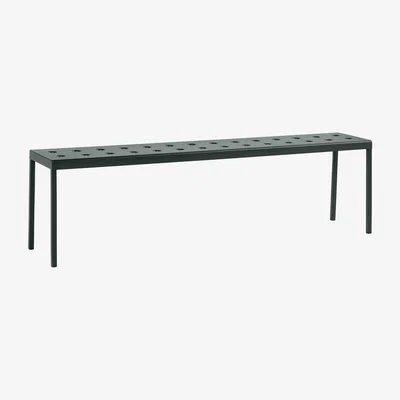 Made in Design Balcony Bench - / L 165 cm - Steel by Hay Green