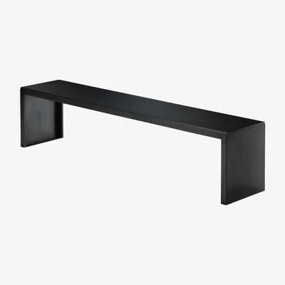 Made in Design Big Irony Bench - / L 210 cm by Zeus Black