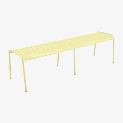 Made in Design Monceau XL Bench - / L 160 cm - 3 to 4 places by Fermob Yellow