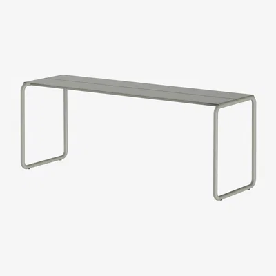 Made in Design Sine Bench metal grey / L 122 cm - NINE