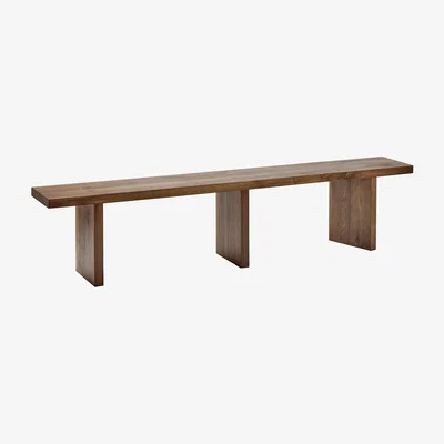 Made in Design Walnut Solid Large Bench natural wood walnut / L 200 cm - valerie objects