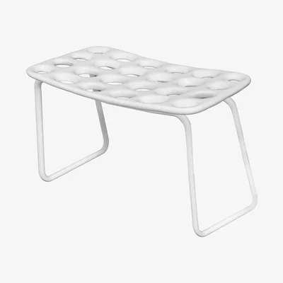 Made in Design Chips Bench - Bench L 82 cm by MyYour White