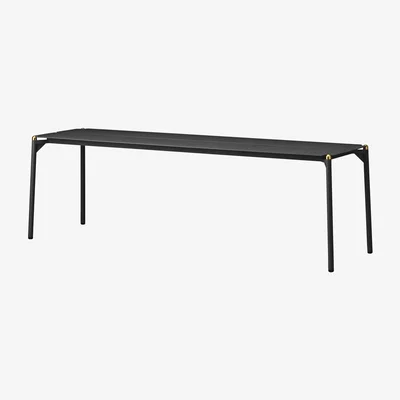 Made in Design Novo Bench - / L 145 cm - Metal by AYTM Black