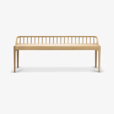 Made in Design Spindle Bench - / Solid oak L 150 cm by Ethnicraft Natural wood