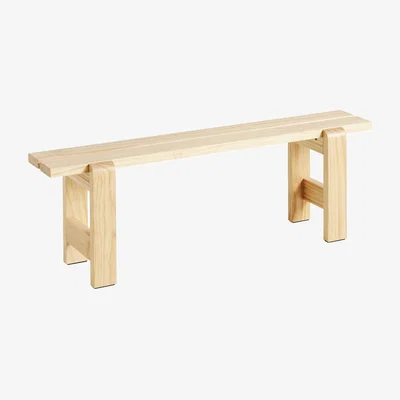 Made in Design Weekday Bench natural wood / L 140cm - Wood - Hay