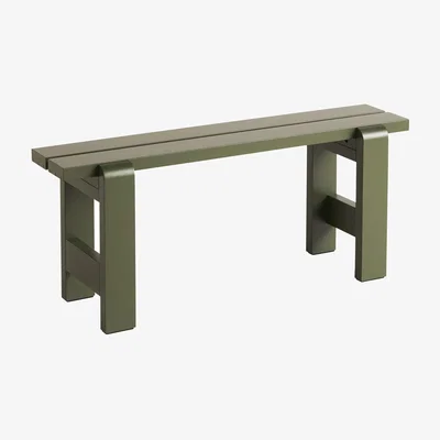 Made in Design Weekday Bench wood green / L 111 cm - Wood - Hay