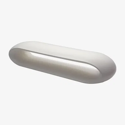 Made in Design Loop Bench by Serralunga White