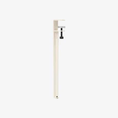 Made in Design Base, legs metal white with vice clamp / H 43 cm / To create Coffee tables &amp; benches - TIPTOE