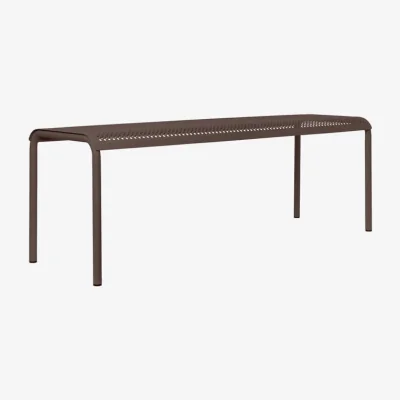 Made in Design Dapple Bench metal brown / Drilling machine - L 130 cm - Ferm Living