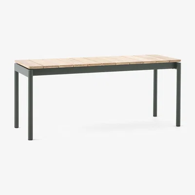 Nordic Nest &Tradition Ville AV27 bench small 110x40 cm Bronze green