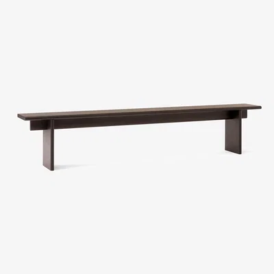 Nordic Nest &Tradition Ita OS6 bench 230 cm Dark stained oak