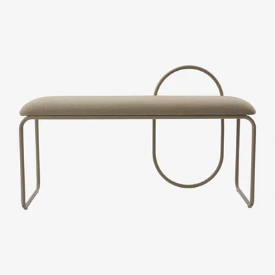 Nordic Nest AYTM Angui bench bouclé Taupe