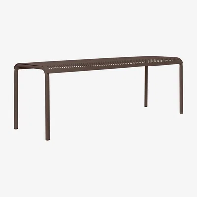 Nordic Nest Ferm Living Dapple bench 45x130x39.8 cm Dark Chocolate