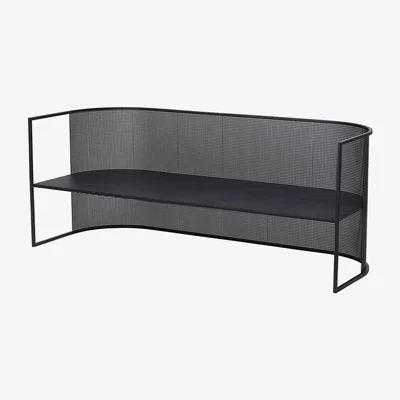 Nordic Nest Kristina Dam Studio Bauhaus bench Black