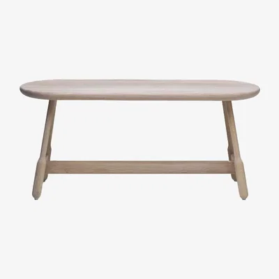 Nordic Nest Massproductions Albert bench 160 cm White-oiled oak
