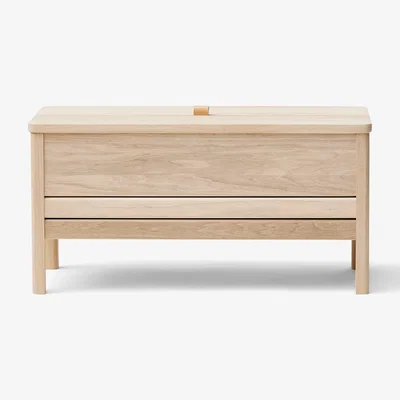 Nordic Nest Form & Refine A Line storage bench 90 cm White oak