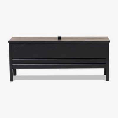 Nordic Nest Form & Refine A Line storage bench 111 cm Black