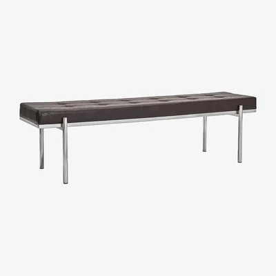 Nordic Nest House Doctor Lao bench Mulberry-chrome 160 cm