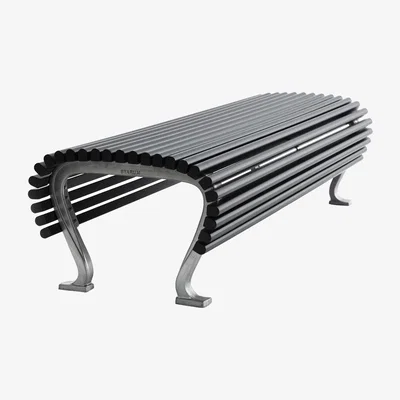 Nordic Nest Byarums bruk Jujol bench Mahogany black glaze narrow black stand
