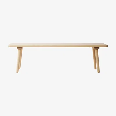 Nordic Nest Stolab Miss Tailor bench Birch light matt lacquer