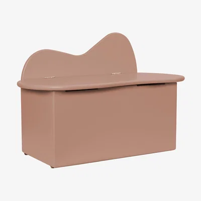 Nordic Nest Ferm Living Slope bench with forvaring 75x38x51 cm Rose