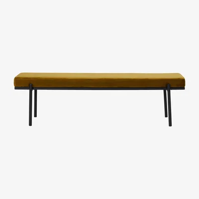 Nordic Nest House Doctor Lao bench 160 cm Dark olive