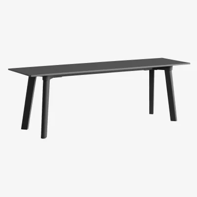 Nordic Nest HAY CPH215 Deux 2.0 bench 140 cm Stone grey-lacquered beech