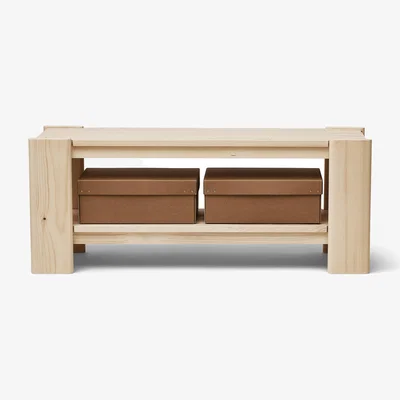 Nordic Nest Form & Refine Beam bench 112 cm Pinewood