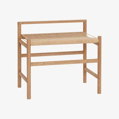 Nordic Nest Hübsch Heritage bench small Oak