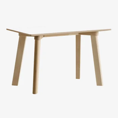 Nordic Nest HAY CPH215 Deux 2.0 bench 75 cm Pearl white-untreated beech