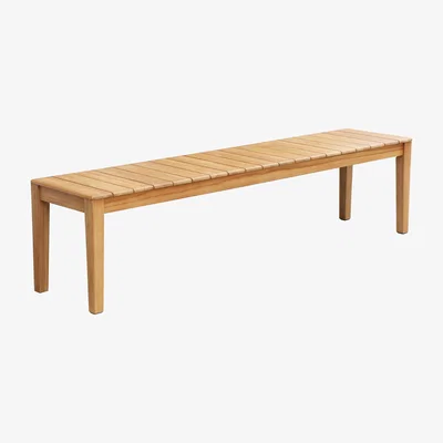 Nordic Nest 1898 Sköndal bench 199x40x45 cm Teak