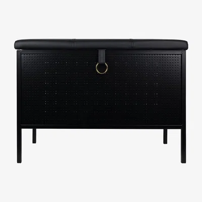 Nordic Nest Maze Frank storage bench Black