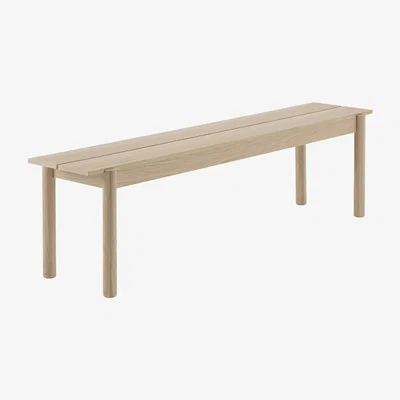Nordic Nest Muuto Linear bench oak 33.5 cm