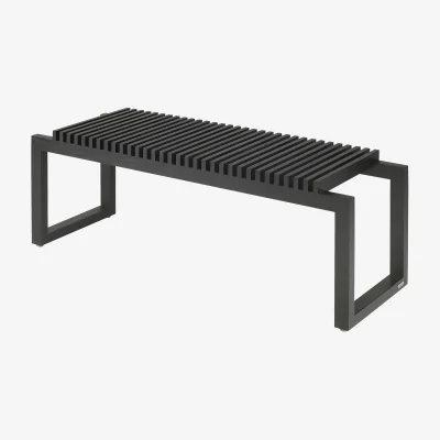 Nordic Nest Skagerak Cutter bench 121 cm Black lacquered oak