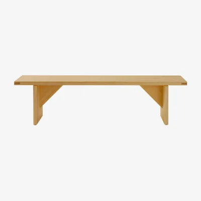 Nordic Nest Vaarnii 012 Kolmio Bench bench Matte oil-waxed pine 176x42x45 cm