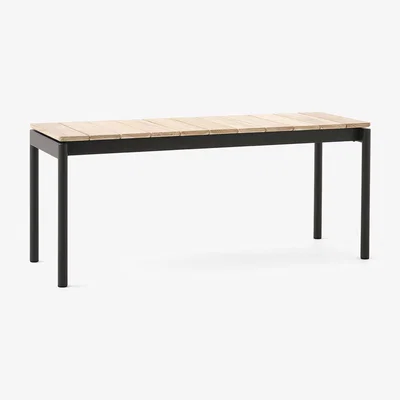 Nordic Nest &Tradition Ville AV27 bench small 110x40 cm Warm black