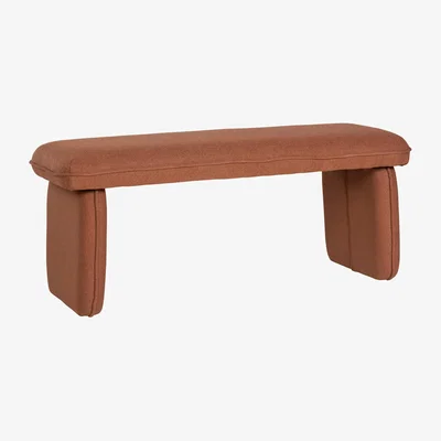Nordic Nest Hübsch Bench polyester 100 cm Rust