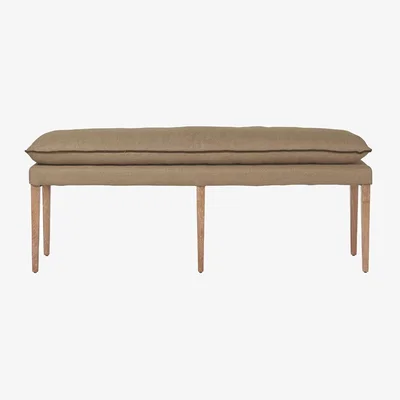 OKA Nott Bench - Wild Oats Wide Herringbone