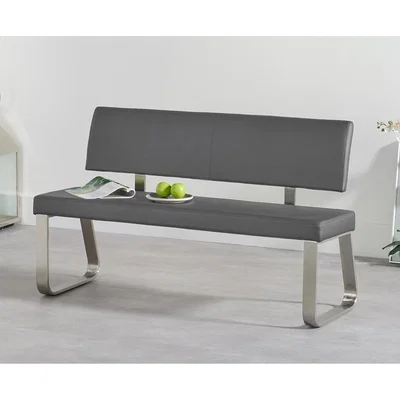 Oak&More Malaga Medium Grey Bench