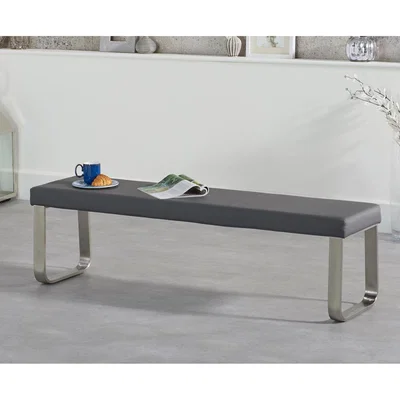 Oak&More Atlanta Large Grey Bench