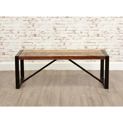 Oak&More Downtown Modern Small Dining Bench
