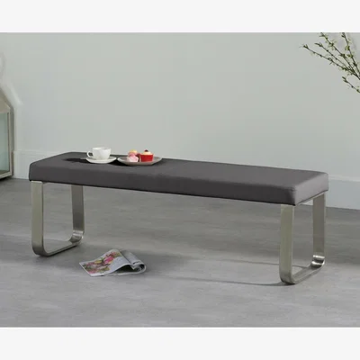 Oak&More Ex-display Atlanta Medium Grey Bench