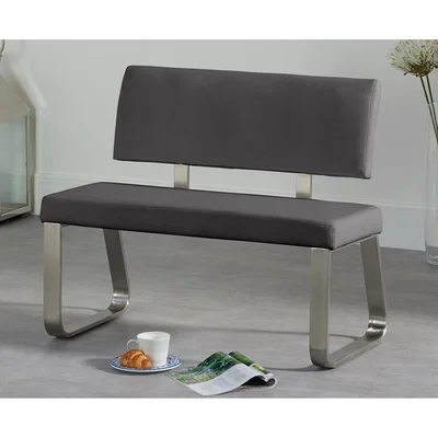 Oak&More Malaga Small Grey Bench
