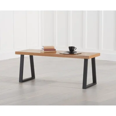 Oak&More Urban Ash and Veneer Industrial Bench