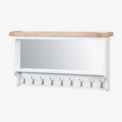 Oak&More Eden Large Oak and White Hall Bench Top