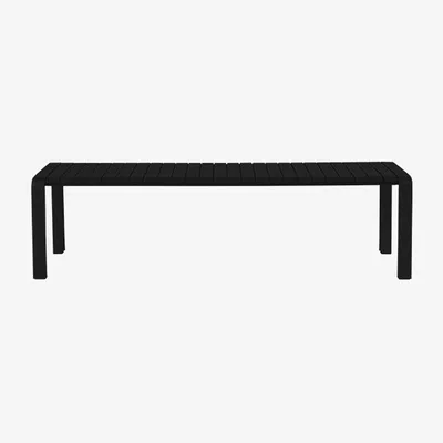 Olivia's Zuiver Vondel Garden Bench Black - Small / Black / Small
