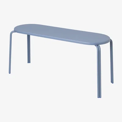 Olivia's Broste Copenhagen 2 Seater Oda Bench in Blue