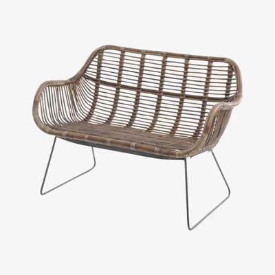 Olivia's Libra Toba Bench Rattan